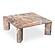 Segment Coffee Table Orange Levante Marble by Moe's Home Collection