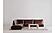 Segment Coffee Table Ashen Grey by Moe's Home Collection