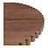 Nomi Cafe Table Brown by Moe's Home Collection