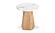 Evelyn Accent Table Ashen Grey Matrix Marble by Moe's Home Collection