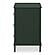 Reagan 3 Drawer Nightstand Deep Green by Moe's Home Collection