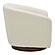 Oscy Swivel Chair Faux Shearling White by Moe's Home Collection