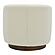 Oscy Swivel Chair Faux Shearling White by Moe's Home Collection