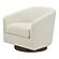 Oscy Swivel Chair Faux Shearling White by Moe's Home Collection