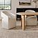 Barrow Rolling Dining Chair White Mist by Moe's Home Collection