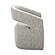Barrow Rolling Dining Chair Grey Storm by Moe's Home Collection
