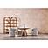 Barrow Rolling Dining Chair Grey Storm by Moe's Home Collection