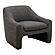 Kenzie Accent Chair Shadowed Grey by Moe's Home Collection