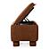 Ichigo Storage Bench Deep Orange by Moe's Home Collection