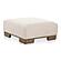 June Ottoman Oatmeal by Moe's Home Collection