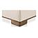June Ottoman Oatmeal by Moe's Home Collection
