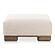 June Ottoman Oatmeal by Moe's Home Collection