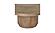 Cohen Coffee Table Brown by Moe's Home Collection