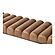 Harrison Bench Tan by Moe's Home Collection