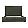 Luzon King Bed w/Tall Headboard - Deep Forest by Moe's Home Collection