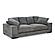 Plunge Sofa Charcoal by Moe's Home Collection