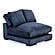 Plunge Slipper Chair Navy by Moe's Home Collection