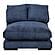 Plunge Slipper Chair Navy by Moe's Home Collection