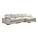 Plunge Large Sectional Cappuccino by Moe's Home Collection