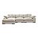 Plunge Large Sectional Cappuccino by Moe's Home Collection