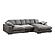 Plunge Large Sectional Charcoal by Moe's Home Collection