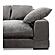 Plunge Large Sectional Charcoal by Moe's Home Collection