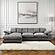 Plunge Large Sectional Charcoal by Moe's Home Collection