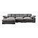 Plunge Large Sectional Charcoal by Moe's Home Collection