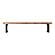 Bent Bench Small Brown by Moe's Home Collection