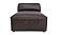 Form Slipper Chair Espresso Brown Leather by Moe's Home Collection