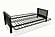 Futon Frame - Madison Black Finish by Prestige