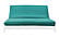 Medley Sea Linen Texture Futon Cover by Prestige