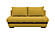 Neptune Sofa Bed Sleeper (Queen Size) Mustard w/Dark Accent by Prestige Furnishings