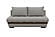 Neptune Sofa Bed Sleeper (Queen Size) Medium Gray w/Dark Accent by Prestige Furnishings