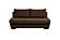 Neptune Sofa Bed Sleeper (Queen Size) Brown w/Dark Accent by Prestige Furnishings