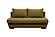 Neptune Sofa Bed Sleeper (Queen Size) Olive w/Dark Accent by Prestige Furnishings