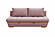 Neptune Sofa Bed Sleeper (Queen Size) Pink w/Light Accent by Prestige Furnishings