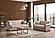 Orbit Brown Fabric Convertible Loveseat by Casamode