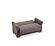 Orbit Dark Brown Convertible Sofa Bed by Casamode