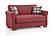 Orbit Burgundy Convertible Sofa Bed by Casamode