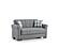 Orbit Gray Convertible Sofa Bed by Casamode