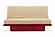 Futon Set - Queen Size - Okinawa Antique Mahogany Frame, Mattress w/Removable Solid Cover