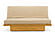 Futon Set - Queen Size - Okinawa Urban Oak Frame, Mattress w/Removable Solid Cover
