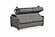 California Sofa Bed, Double in Echosuede Charcoal (Gray) by Palliser