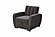 Clara Pull-Out Chair Bed Gray by Prestige Furnishings