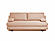 Lagoon Sofa Bed Sleeper (Queen Size) Salmon by Prestige Furnishings