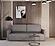 [Floor Sample] New Oliver Sofa Bed Sleeper (Queen Size) Light Gray by Prestige Furnishings