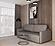 [Floor Sample] New Oliver Sofa Bed Sleeper (Queen Size) Light Gray by Prestige Furnishings