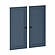 Modular Wood Shaker Double Door  by Palace Imports