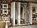 Regal Wardrobe Armoire w/Raised Panel by Palace Imports